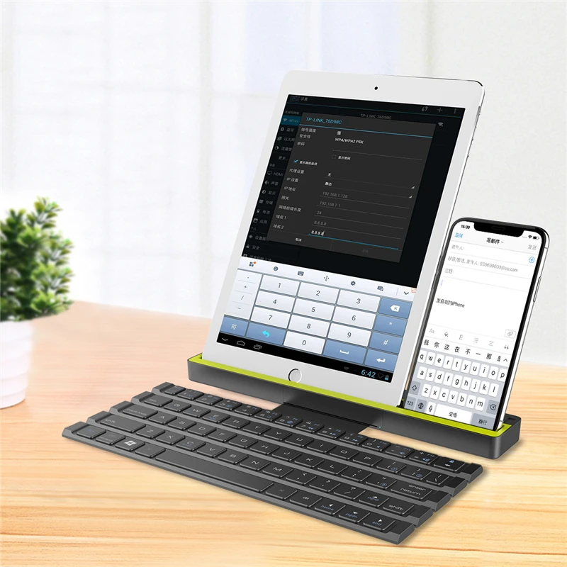 Bluetooth клавиатура для iPad Pro Mini Air смартфона планшет IOS/Windows Складная мини