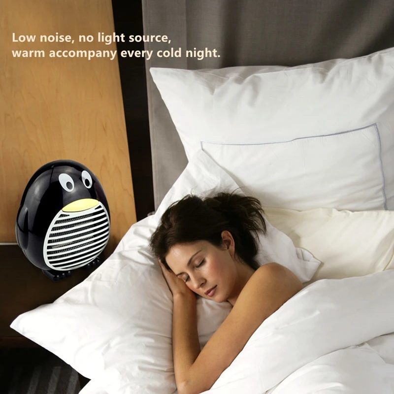EAS-Cute Cartoon Penguin Appearance Desktop Heater Home Desk Surface with US plug | Бытовая техника