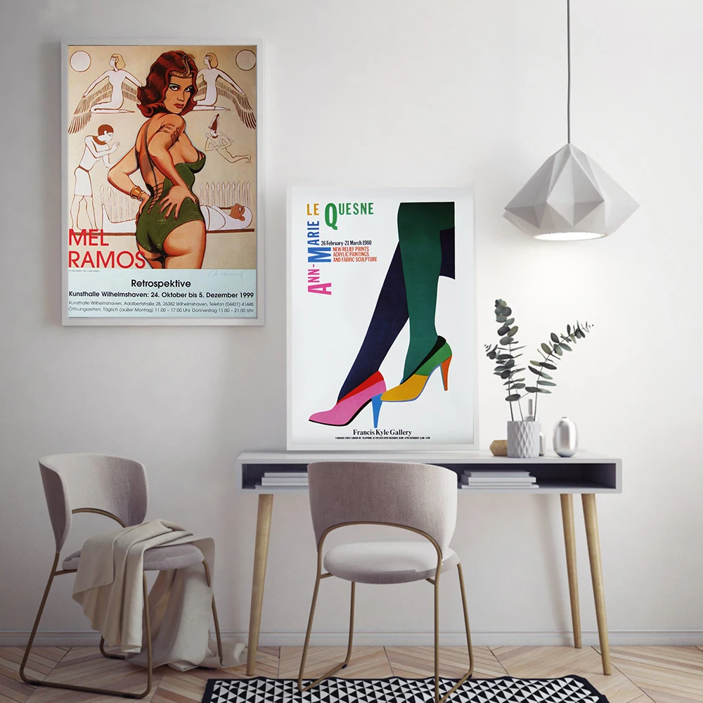 

Sexy Woman Art Canvas Painting Posters High-Heeled Shoes Gift Vintage Wall Art Pictures Modern For Living Room Home Decoration