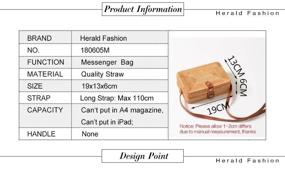 Herald модные женские туфли Соломенной Плетеной тесьмой, на круглом носке сумки лето ротанга сумка женская плетеная обувь ручной работы пляжная сумка-Кроссбоди женские круг в богемном стиле коробка