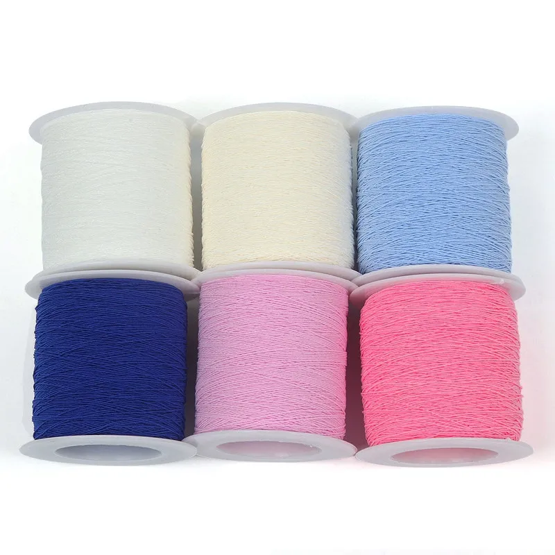 200 ярдов 0 3 мм круглая эластичная резиновая лента нейлоновый браслет бусины