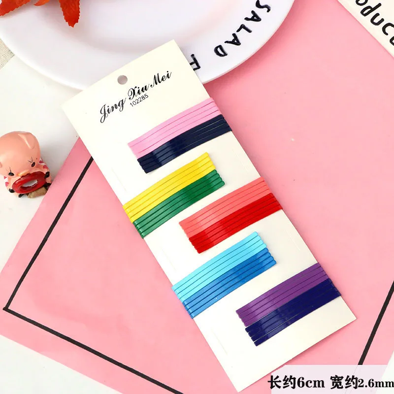 40 см/50 шт заколки для волос Цвет волна плоский закругленный крепеж укладки