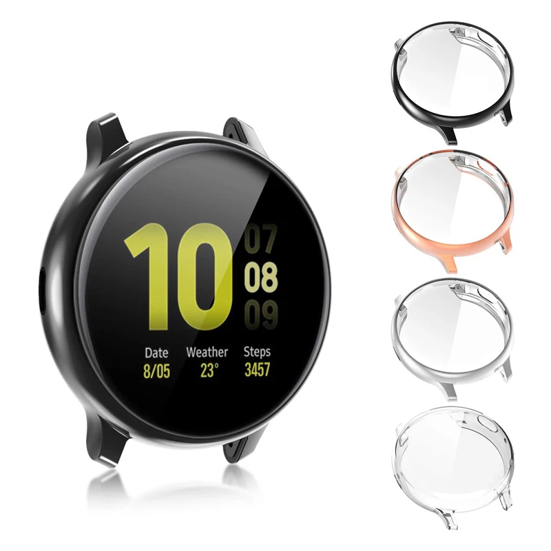 Защитный чехол для samsung galaxy watch active 2 Ультратонкий Мягкий силиконовый защитный HD