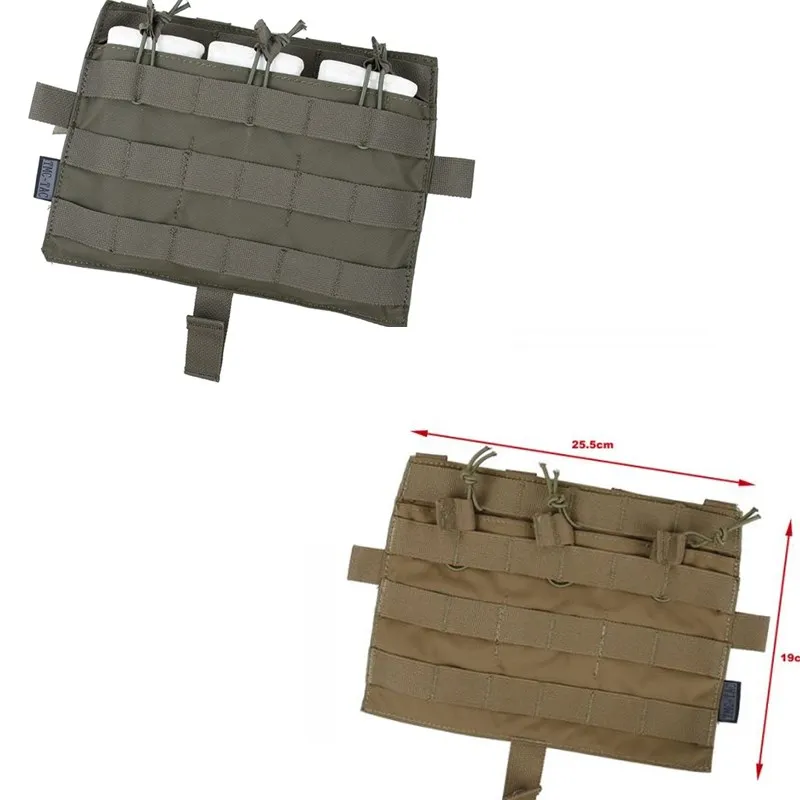 Сумка TMC2849 Molle M4 TRIPLE MAG сумка Мультикам для тактического жилета AVS JPC2.0 передняя