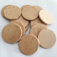 100pcs natural wood slices 1 96 inch wood crafts natural round wood slices diy for birthday party table numbers wedding painting