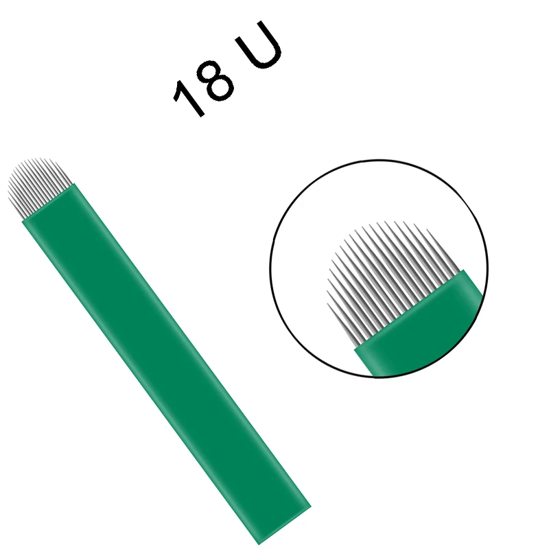 0 16 мм Lamina микроблейдинг Tebori иглы 9 12 14 15 18 21 16U 18U U тату для перманентного макияжа