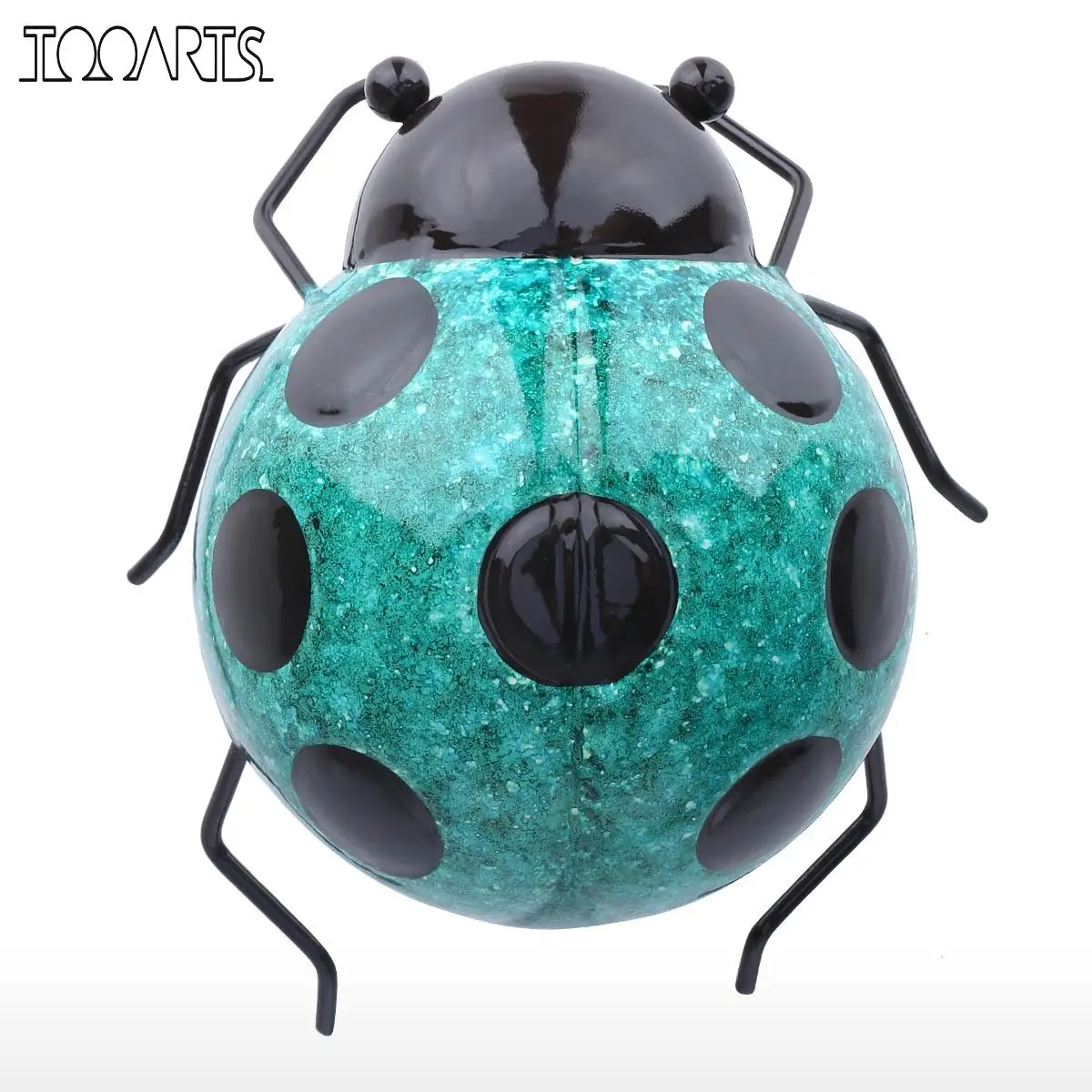 Настенное украшение Tooarts божья коровка железная мультяшная забавное для