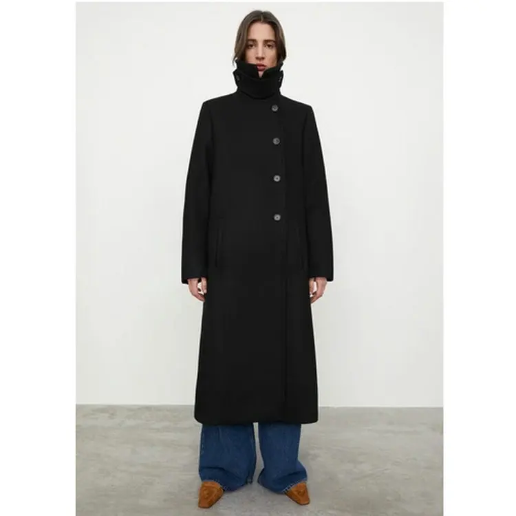 

Winter New Lamb Wool Coat Wool Coat Women Thickened Stand-up Collar Mid-length Woolen Coat Coat Women Winter