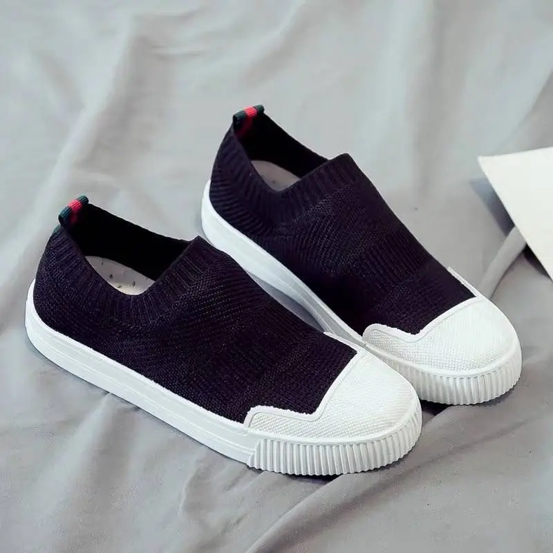 

Women's Sports Casual Shoes 2021 Spring New Sports Shoes Breathable Socks Shoes Flat Casual Shoes Women's Shoes Zapatos De Mujer