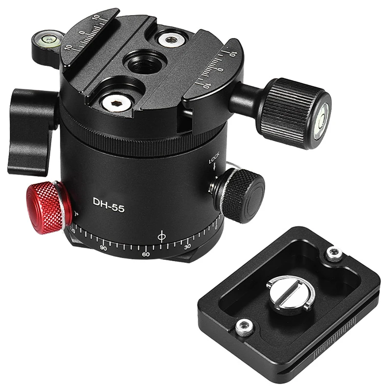 Dh 55 вращатель с индексацией Hdr панорамная шаровая Головка 1/4 дюймовой