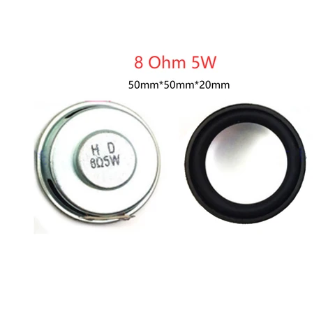 JCD 1 шт. 8 Ом 2 Вт 3 Вт 5 Вт 10 Вт 4R 8R 2/3/5/10 Вт 40 мм 52 мм 66 мм 77 мм 4070 5090 Диаметр Громкоговоритель