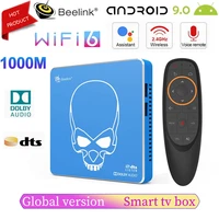 beelink gt king pro smart tv box android 9 0 4k 4gb 64gb amlogic s922x h quad core wifi6 dolby audio dts listen hd android box