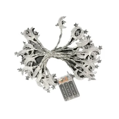 

20LED Christmas 3M Light String Star and moon Battery USB Kid night light Holiday Party Bedroom Nursery Fairy Lights Wedding