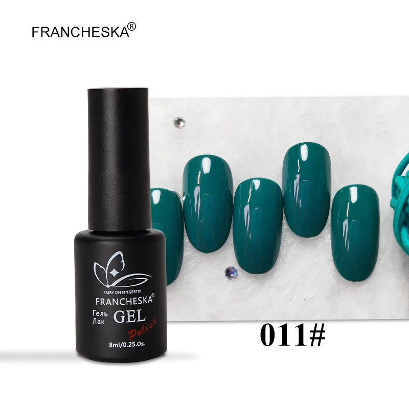 Francheska 011 Francheska цвет 01-40 гель лак для ногтей гель лак tirnak oje Гель-лак для ногтей unghie Светодиодный УФ стойкий замачиваемый Гель-лак - Цвет: Francheska 011