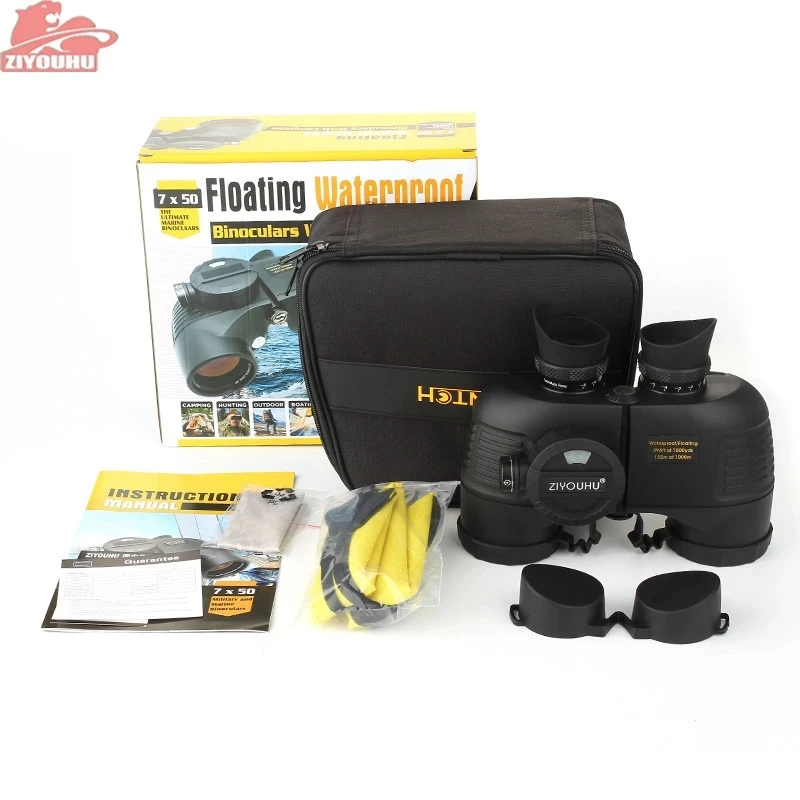 

Binoculars Telescope Powerful Military Waterproof HD Rangefinder With Compass Distance Meter For Outdoor Camping Tourism