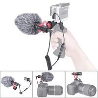 camera video record filming microphone mic w 3 5mm audio cable for dji osmo pocket youtube vlogging pc video rig audio recorder