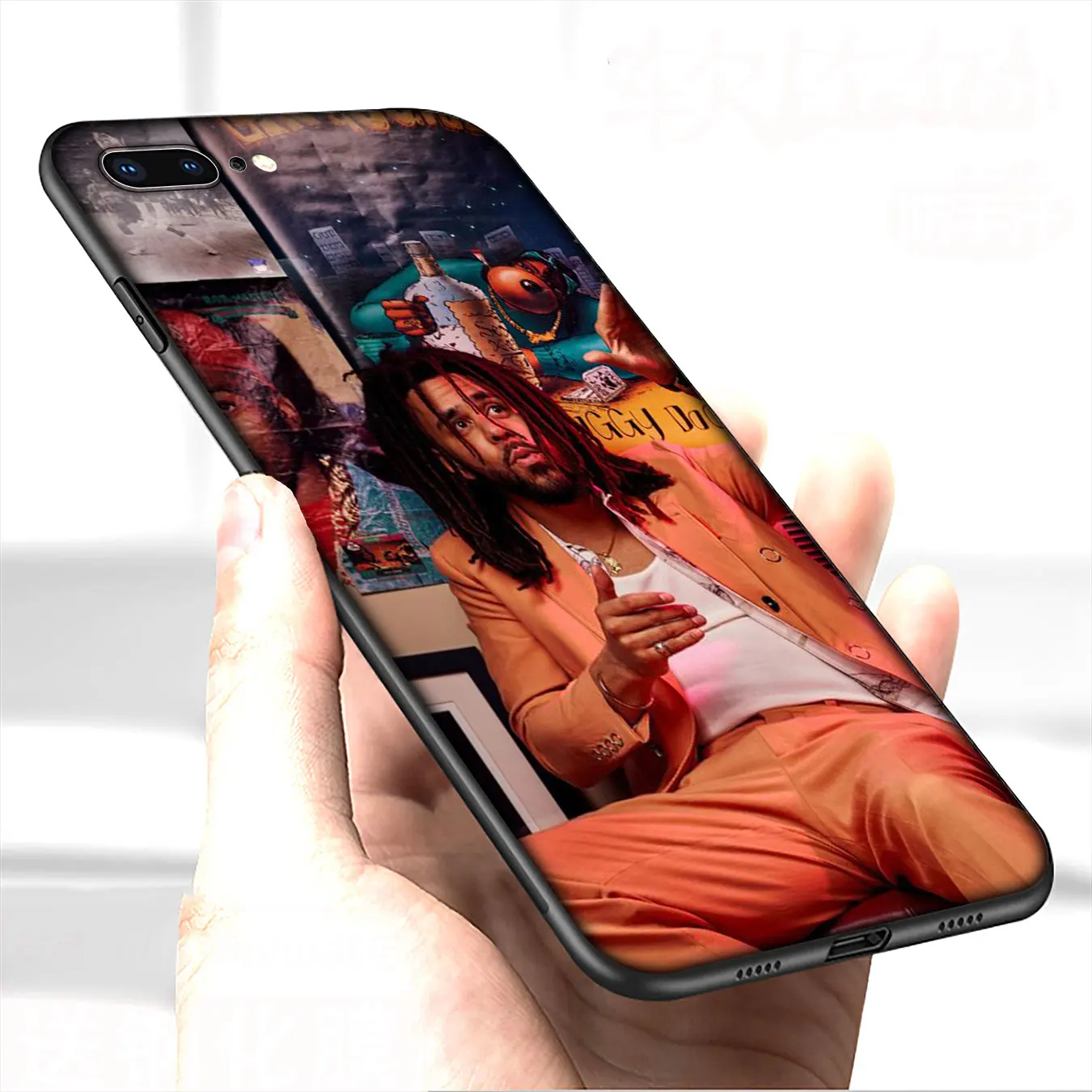 j Cole Soft Silicone Phone Case for iPhone 11 Pro XR X XS Max 10 7 8 6 6S 5 5S SE Cover |