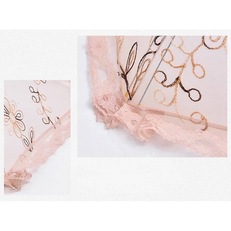 LBER Новое Кружевное складное блюдо крышка Еда пыли из чистой ткани ажурного