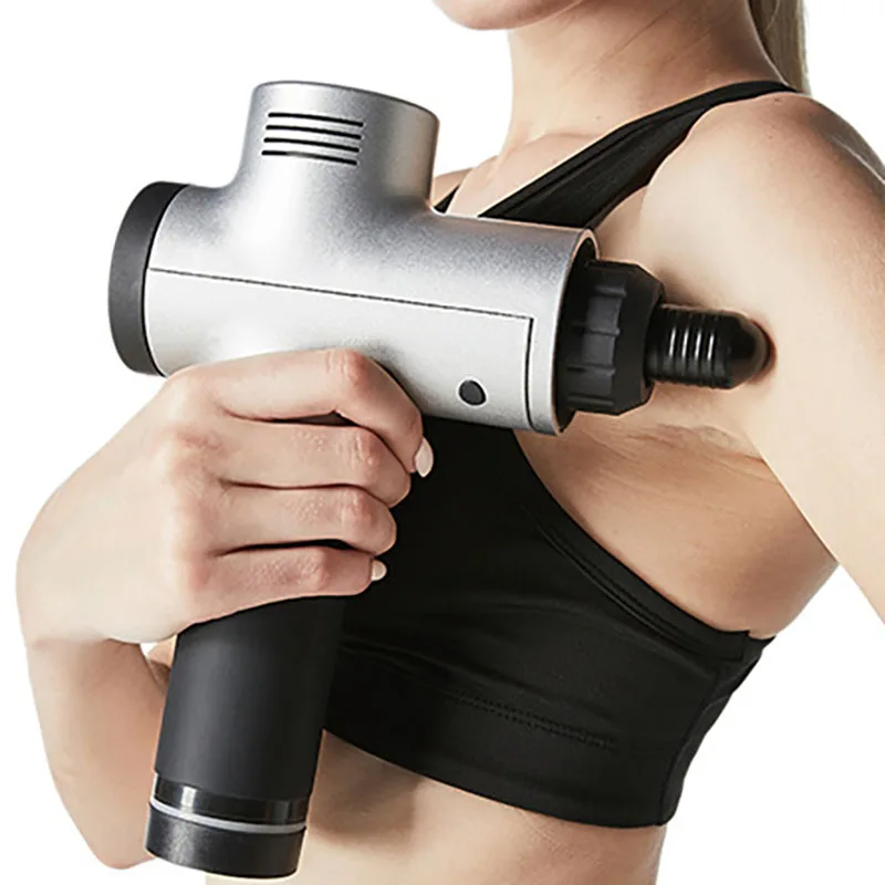 Массажный пистолет для глубоких тканей Электрический массажер упражнений