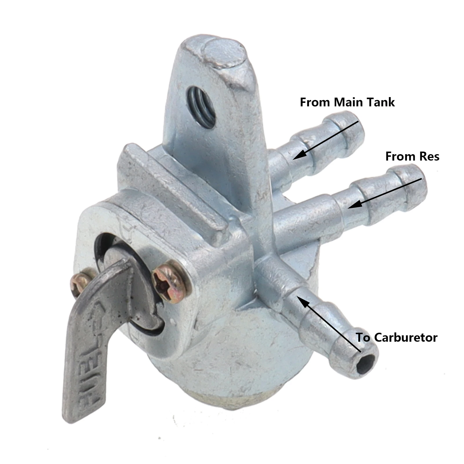 3 портовый переключатель газового топливного клапана петух для мотоцикла