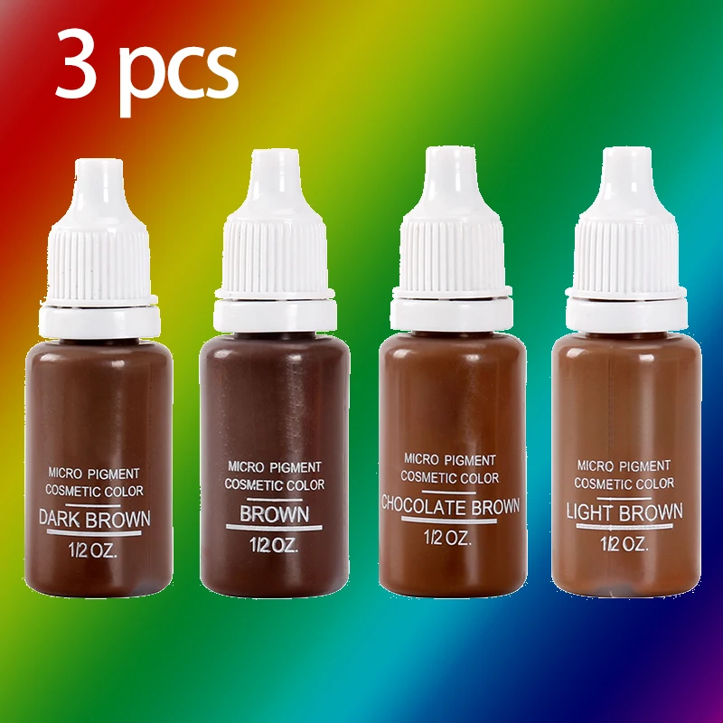 Набор для перманентного макияжа 4 цвета|Чернила тату| |