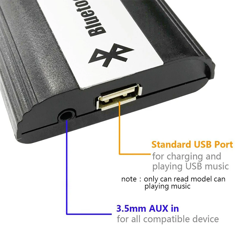 Автомобильный Bluetooth A2DP MP3 музыкальный адаптер для Honda odyssey Accord Civic CRV Acura MDX RDX USB зарядное устройство части автомобильные аксессуары