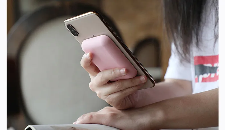 Беспроводной Powerbank Батарея зарядки чехол для iPhone X/XS/8/8 PLUS Samsung s9/s9+ huawei Коврики RS P20 Xiaomi MI9 Беспроводной зарядки