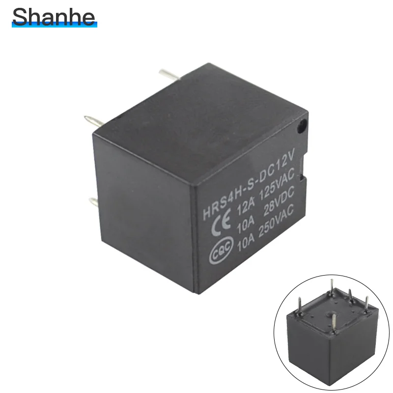 Реле JQC-3F T73 HRS4H-S, постоянный ток, 5 В/9 В/12 V/24 V JQX-14FF3 генератор импульсов 5PIN pcb миниатюрный Мощность реле SRD