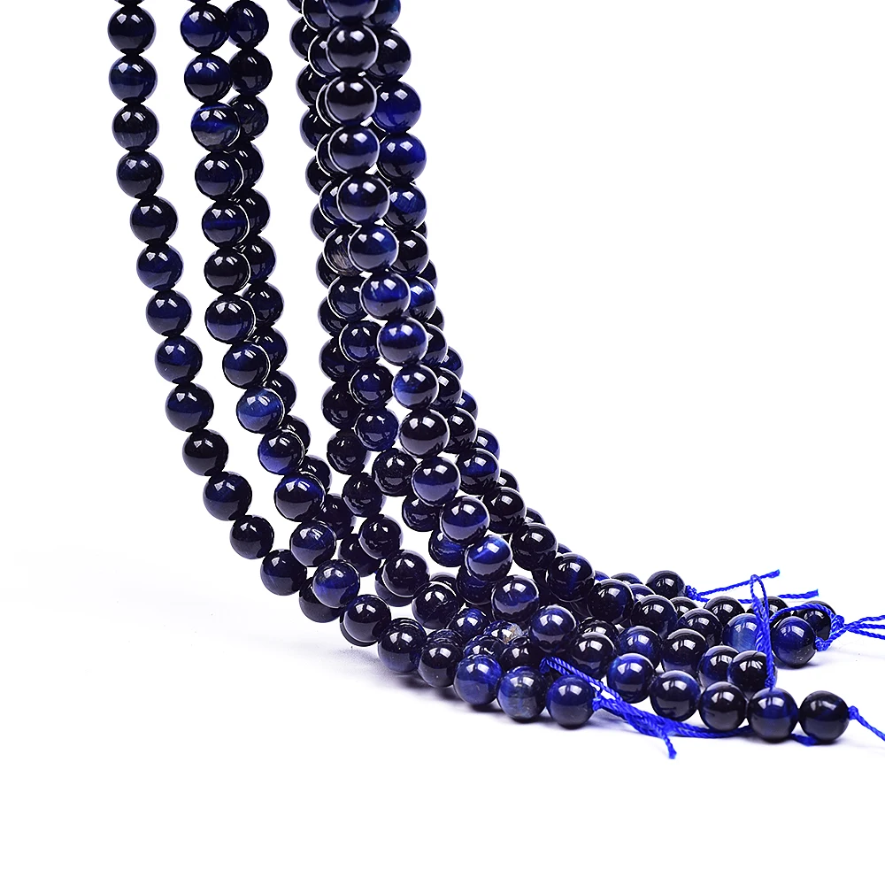 Бусины Из Натурального лазурита Asingeloo с голубым тигриным глазом для браслетов и