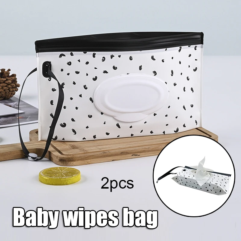 

Portable Wet Wipe Bag Reusable Large Capacity Wet Wipes Dispenser for Outdoor Camping Traveling