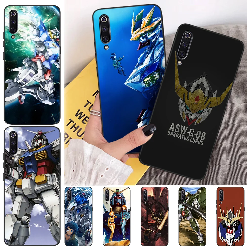 BaweiTE мобильный костюм Gundam черный мягкий чехол для телефона xiaomi mi 8 9 8SE 9SE 8Lite mix2 2S max2