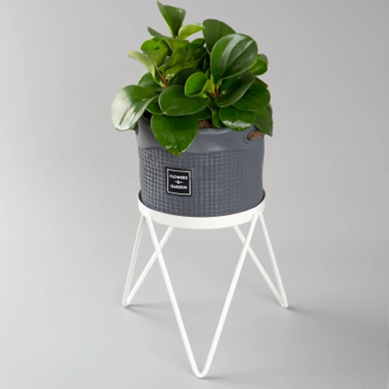 

Bedroom Office Single Layer Home Indoor Floor Living Room Potted Plant Stand Bar Multifunction Simple Flower Pot