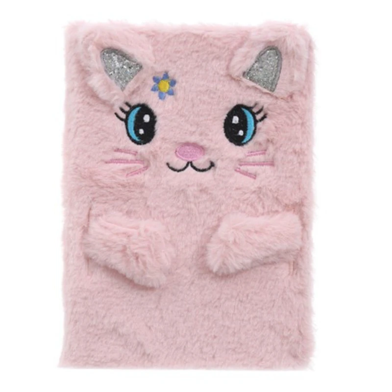 

Cartoon Plush Notebook Cute Cat Panda Notepad Office Stationery School Supplies