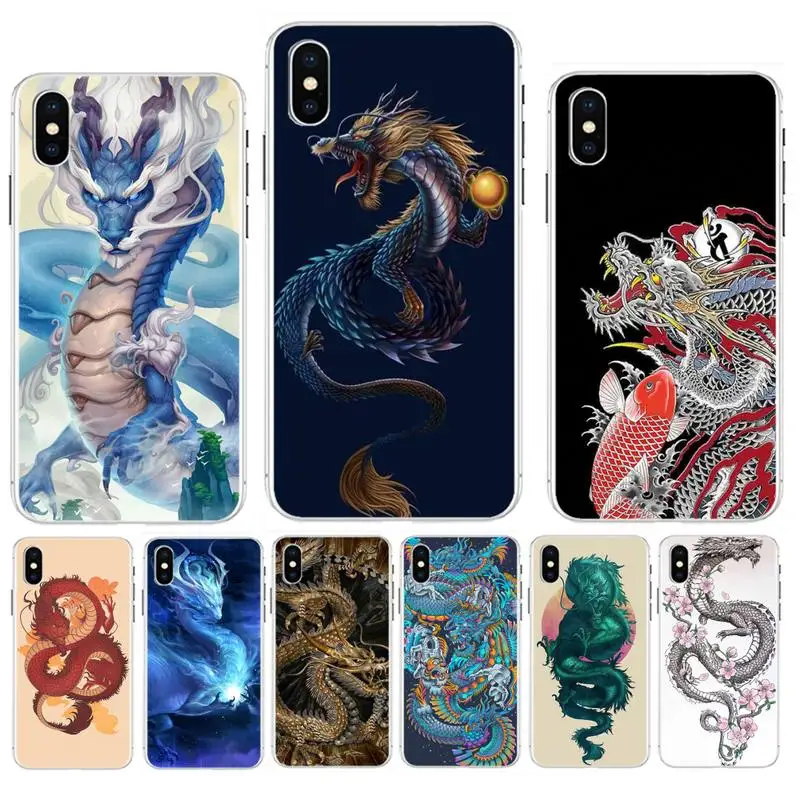 Babaite китайский дракон искусство чехол для телефона iPhone 11 pro XS MAX 8 7 6 6S Plus X 5 5S SE XR