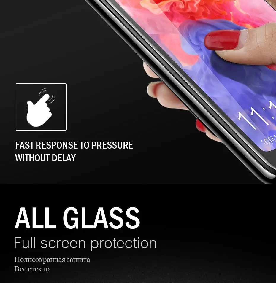 2 шт 40D закаленное стекло для huawei P20 Lite P30 P10 Lite Pro Защита экрана для huawei mate 20 30 Lite P Smart стеклянная пленка