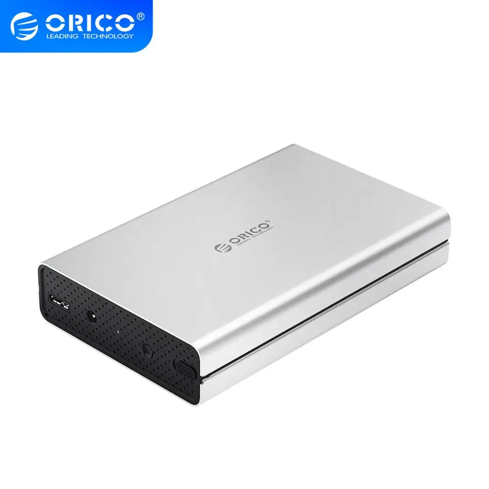 Алюминиевый корпус для внешнего жесткого диска ORICO 3 5 дюйма USB3.0 Гбит/с с адаптером