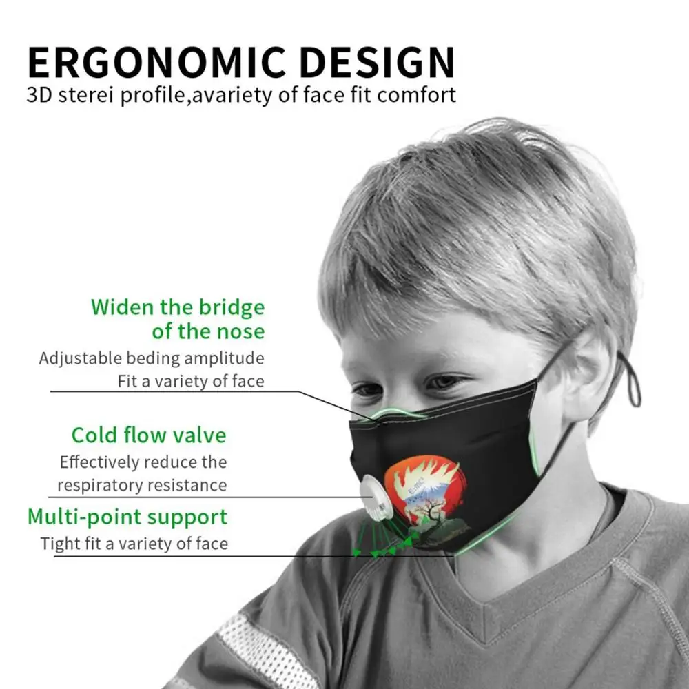 Маска для лица с фильтром мужчин и женщин модная маска принтом каменного мира