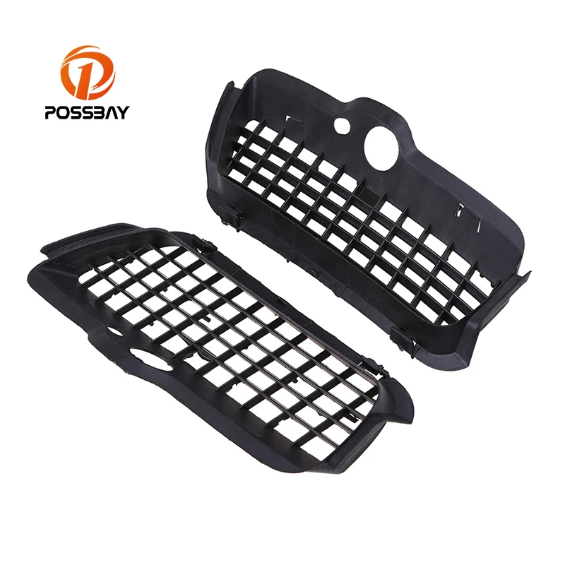 Posbay передний противотуманный светильник решетка черный Нижний Бампер гоночный