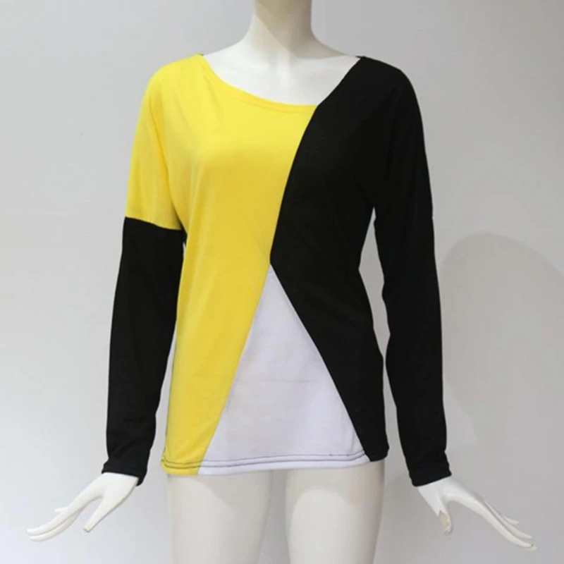 

Ladies Tops Shirt Blusas Mujer Women Blouse 2021 Autumn Causal Blouse Slim Offioce Skew Collar Patchwork Long Sleeve 2XL Shirt