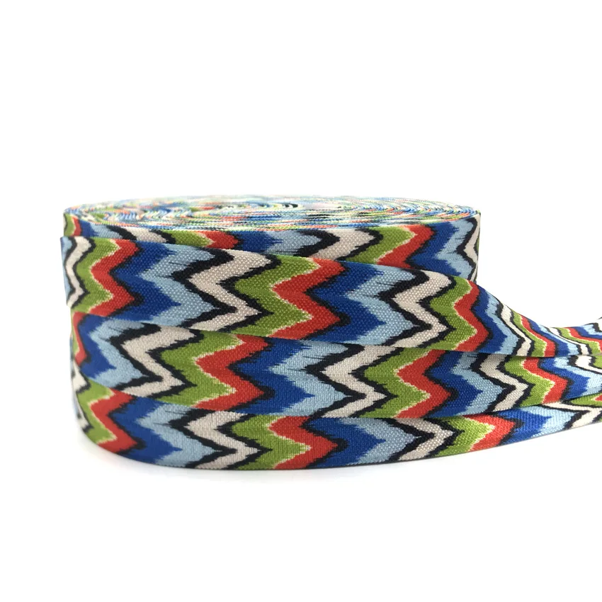 16mm Chevron Dot Arrow Car Paw Print Animal Fold over Elastic Band Sewing Tape Handmade Crafts Accessories DIY Baby Headband | Дом и сад