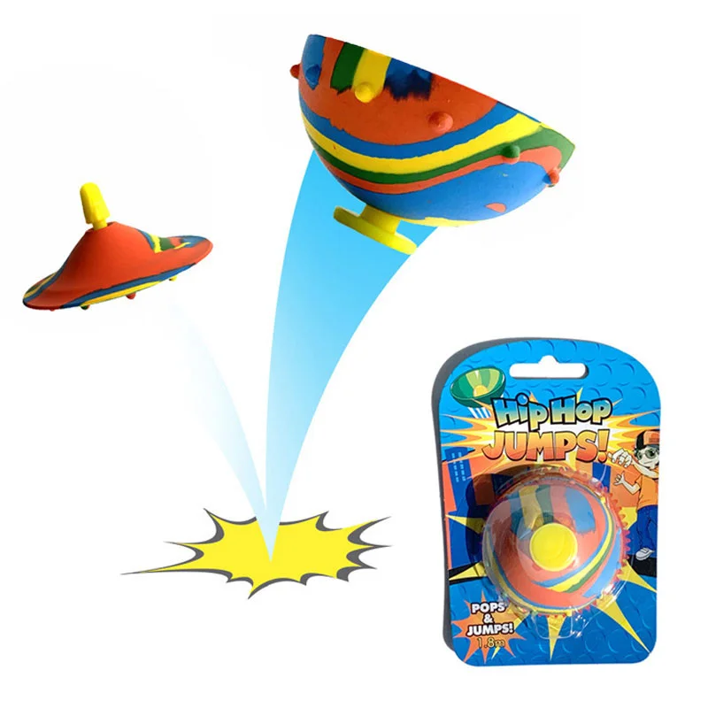 

New Camouflaged Elastic Toy Toss Soft Bouncing Bowl Hip Hop Fidget Toy Outdoor Creativity Game Gift For Kids