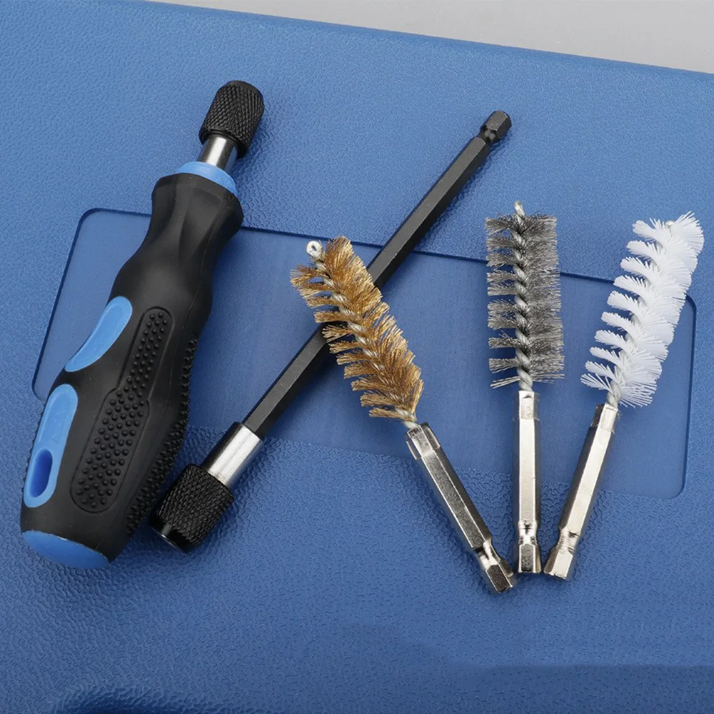 

38 pcs Cleaning Tube Brush Wire Brush Tools Complete Length Of Bristles Stainless Steel Tube Brush Replaceable Brush Head 38 pcs