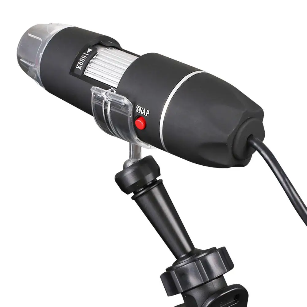 USB-микроскоп электрический портативный с 8 светодиодными лампами - купить по