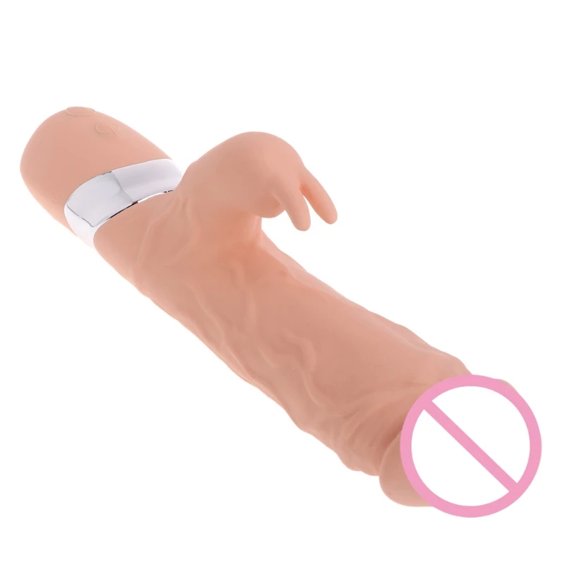 9 дюймов реалистичный фаллоимитатор кролик вибратор перезаряжаемый