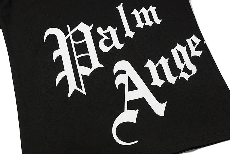 

Palm angels Trendy fashion all-match simple letter printed T-shirt