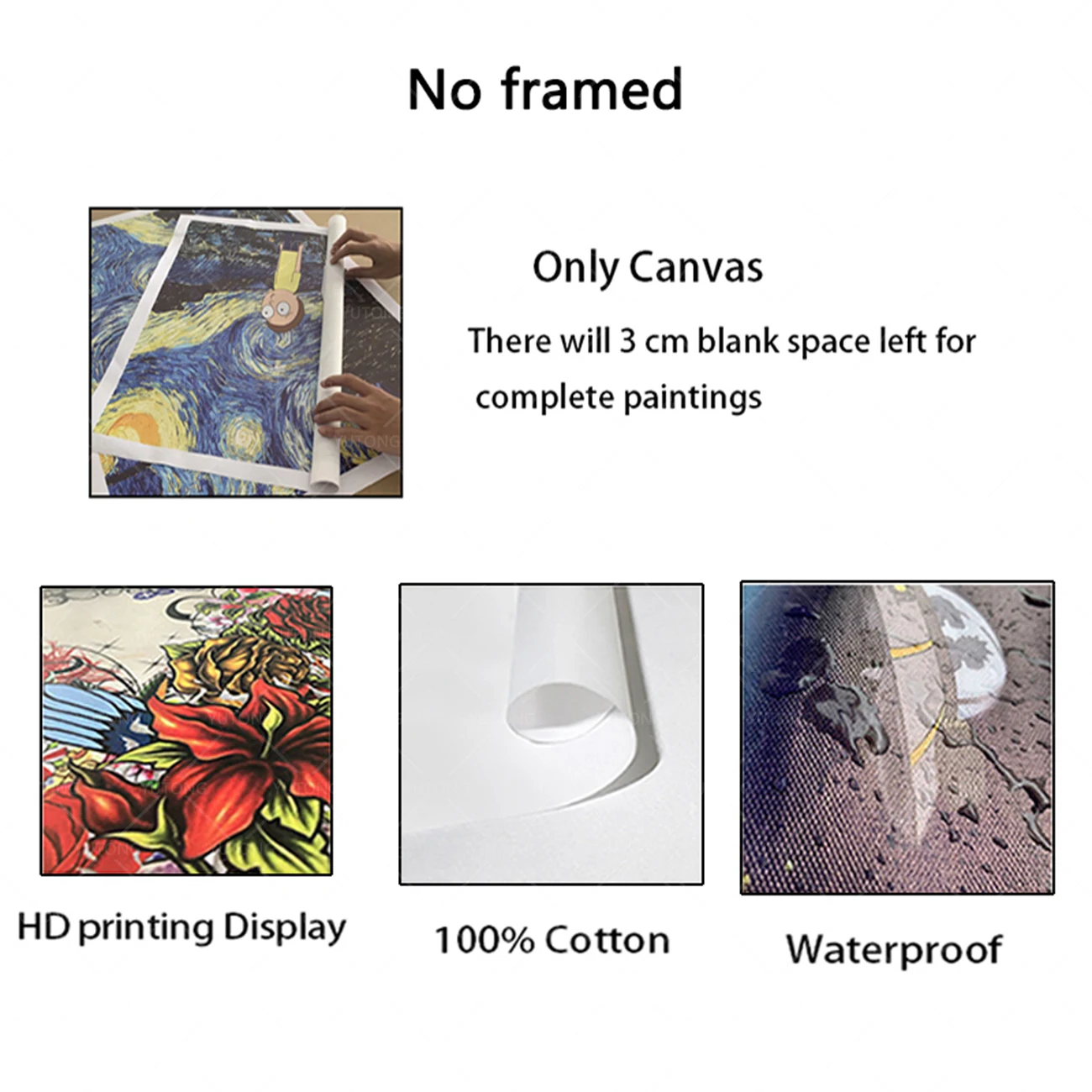 Граффити художественная камера наушники геймпад Холст Картина модные красочные