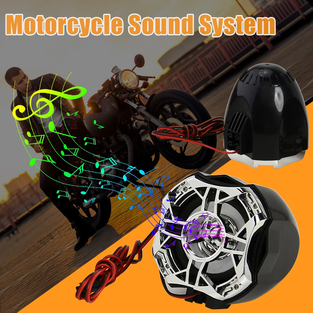 Мотоцикл MP3 плеер Радио Bluetooth колонки зарядное устройство для телефона со
