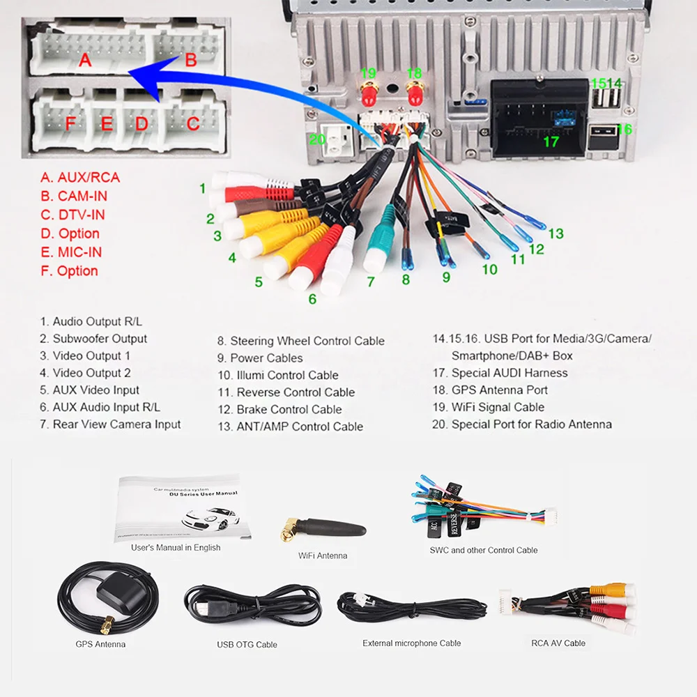 Eunavi DSP 4G Android 10 автомобильный Радио DVD мультимедийный плеер для Skoda Octavia A7 2009 2015