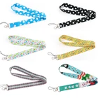 Ремешок J2813 с мультяшными зубьями для ключей, ремешок для телефона, брелок для ключей, держатель для идентификационного бейджа для врача-стоматолога