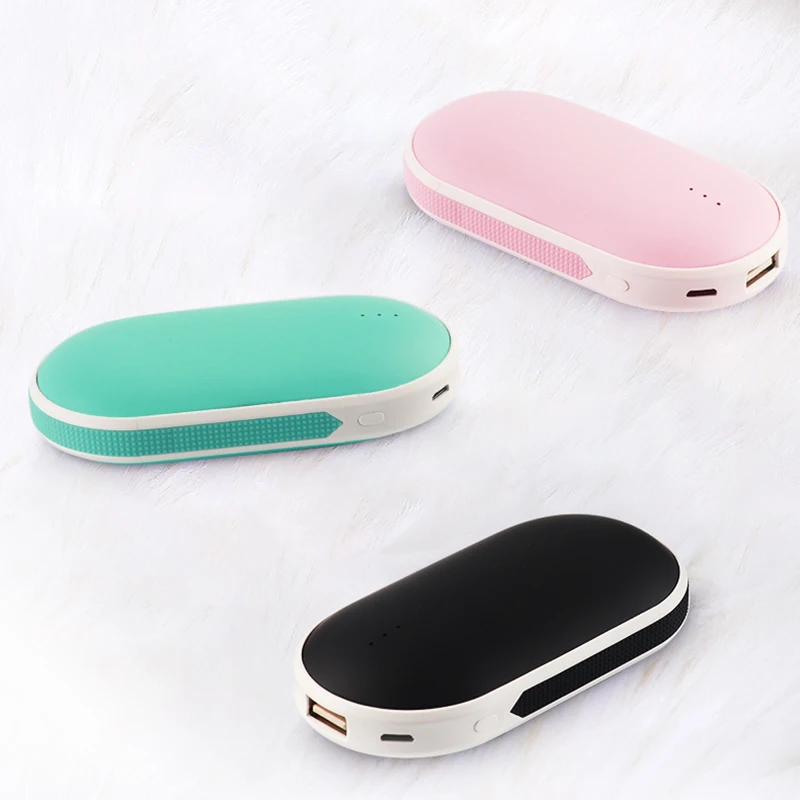 Портативная заряжаемая через USB грелка для рук зимняя Мини карманная Мобильная